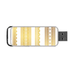 Lace Gold Euclidean Vector Portable USB Flash (Two Sides)