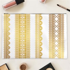 Lace Gold Euclidean Vector Cosmetic Bag (XXL)