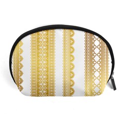 Lace Gold Euclidean Vector Accessory Pouch (Large)