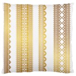 Lace Gold Euclidean Vector Large Flano Cushion Case (Two Sides) Front