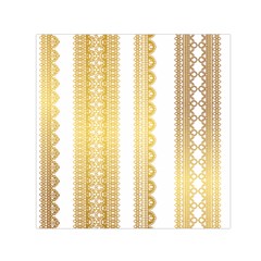 Lace Gold Euclidean Vector Small Satin Scarf (Square)