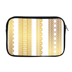 Lace Gold Euclidean Vector Apple MacBook Pro 17  Zipper Case