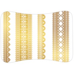 Lace Gold Euclidean Vector Velour Seat Head Rest Cushion