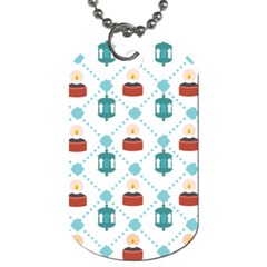 Geometric Patterns Pattern Candles Lights Dog Tag (two Sides) by Wegoenart