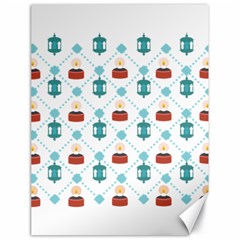 Geometric Patterns Pattern Candles Lights Canvas 18  X 24 