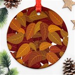 Leaves Pattern Ornament (Round) Front