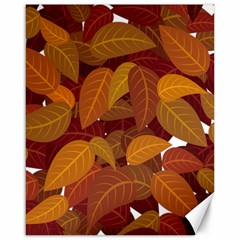 Leaves Pattern Canvas 16  X 20 