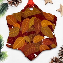 Leaves Pattern Ornament (snowflake)