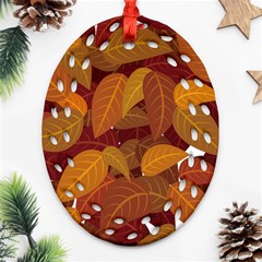 Leaves Pattern Ornament (oval Filigree)