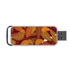 Leaves Pattern Portable Usb Flash (one Side)