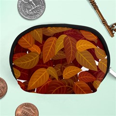 Leaves Pattern Accessory Pouch (medium)