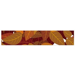 Leaves Pattern Small Flano Scarf