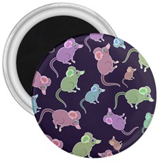 Animals Mouse Cartoon Pet 3  Magnets