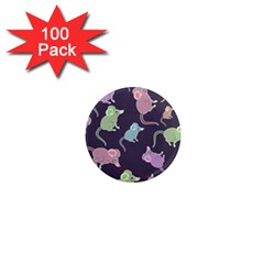 Animals Mouse Cartoon Pet 1  Mini Magnets (100 pack) 