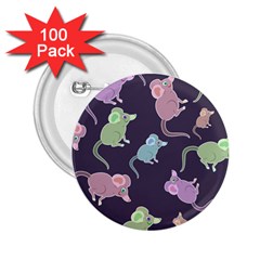 Animals Mouse Cartoon Pet 2.25  Buttons (100 pack) 