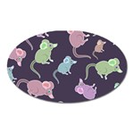 Animals Mouse Cartoon Pet Oval Magnet Front