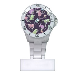 Animals Mouse Cartoon Pet Plastic Nurses Watch