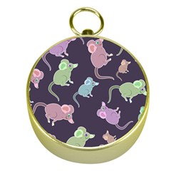 Animals Mouse Cartoon Pet Gold Compasses