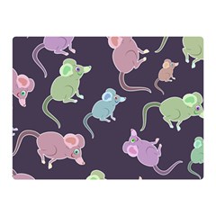 Animals Mouse Cartoon Pet Double Sided Flano Blanket (Mini) 