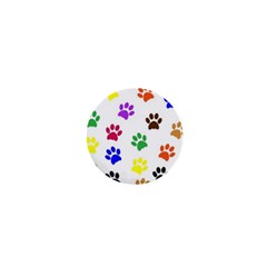 Pawprints Paw Prints Paw Animal 1  Mini Buttons by Wegoenart