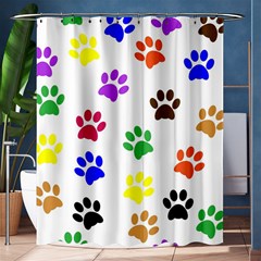 Pawprints Paw Prints Paw Animal Shower Curtain 60  X 72  (medium)  by Wegoenart