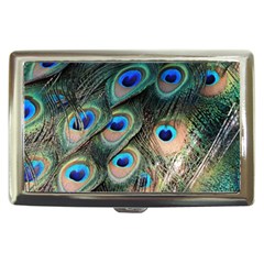 Peacock Feathers Bird Colorful Cigarette Money Case by Wegoenart