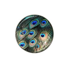 Peacock Feathers Bird Colorful Hat Clip Ball Marker