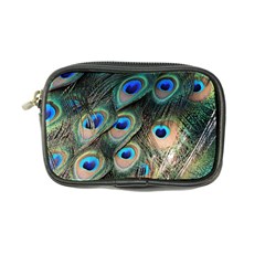 Peacock Feathers Bird Colorful Coin Purse by Wegoenart