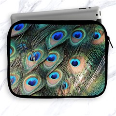 Peacock Feathers Bird Colorful Apple Ipad 2/3/4 Zipper Cases by Wegoenart