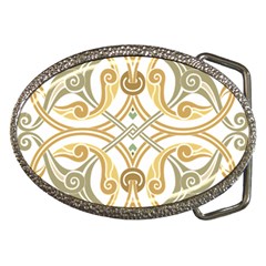 Arabesque Ornament Islamic Art Stencil Drawing Belt Buckles by Wegoenart