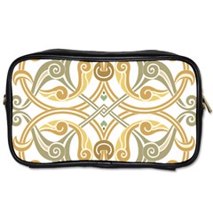 Arabesque Ornament Islamic Art Stencil Drawing Toiletries Bag (one Side) by Wegoenart