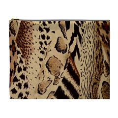 Animal Pattern Design Print Texture Cosmetic Bag (xl) by Wegoenart