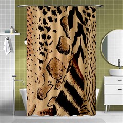 Animal Pattern Design Print Texture Shower Curtain 48  X 72  (small)  by Wegoenart