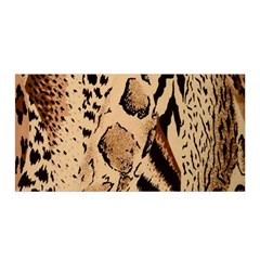 Animal Pattern Design Print Texture Satin Wrap