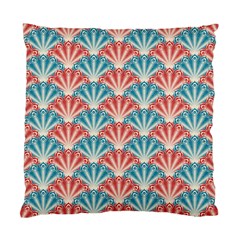 Seamless Patter Peacock Feathers Standard Cushion Case (one Side) by Wegoenart