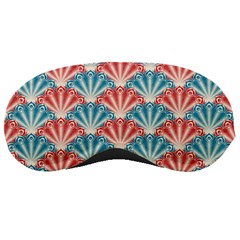 Seamless Patter Peacock Feathers Sleeping Masks by Wegoenart