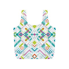 Graphic Design Geometry Shape Pattern Geometric Full Print Recycle Bag (s) by Wegoenart