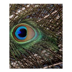 Peacock Tail Feathers Shower Curtain 60  X 72  (medium)  by Wegoenart