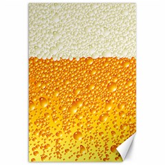 Bubble Beer Canvas 20  X 30  by Wegoenart