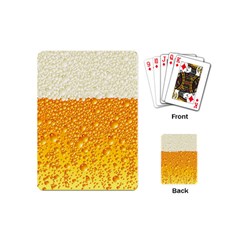 Bubble Beer Playing Cards (mini) by Wegoenart