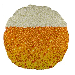 Bubble Beer Large 18  Premium Round Cushions