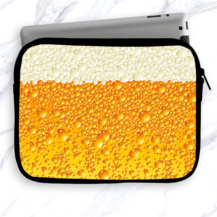 Bubble Beer Apple iPad 2/3/4 Zipper Cases