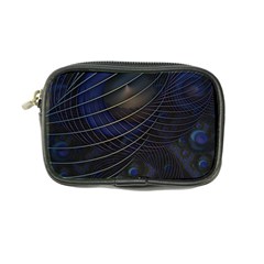 Background Fractal Peacock Pipe Coin Purse by Wegoenart