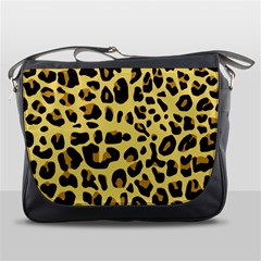 Animal Fur Skin Pattern Form Messenger Bag by Wegoenart