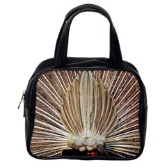 Peacock Wheel Bird Nature Classic Handbag (one Side) by Wegoenart