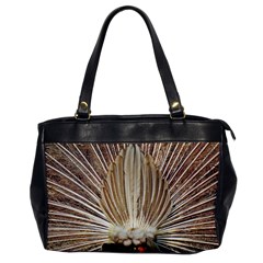 Peacock Wheel Bird Nature Oversize Office Handbag by Wegoenart