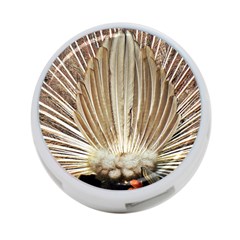 Peacock Wheel Bird Nature 4-port Usb Hub (one Side) by Wegoenart