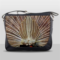 Peacock Wheel Bird Nature Messenger Bag by Wegoenart