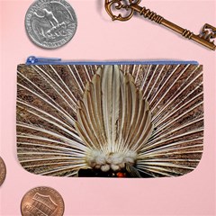 Peacock Wheel Bird Nature Large Coin Purse by Wegoenart