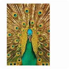 Peacock Feather Bird Peafowl Small Garden Flag (two Sides) by Wegoenart